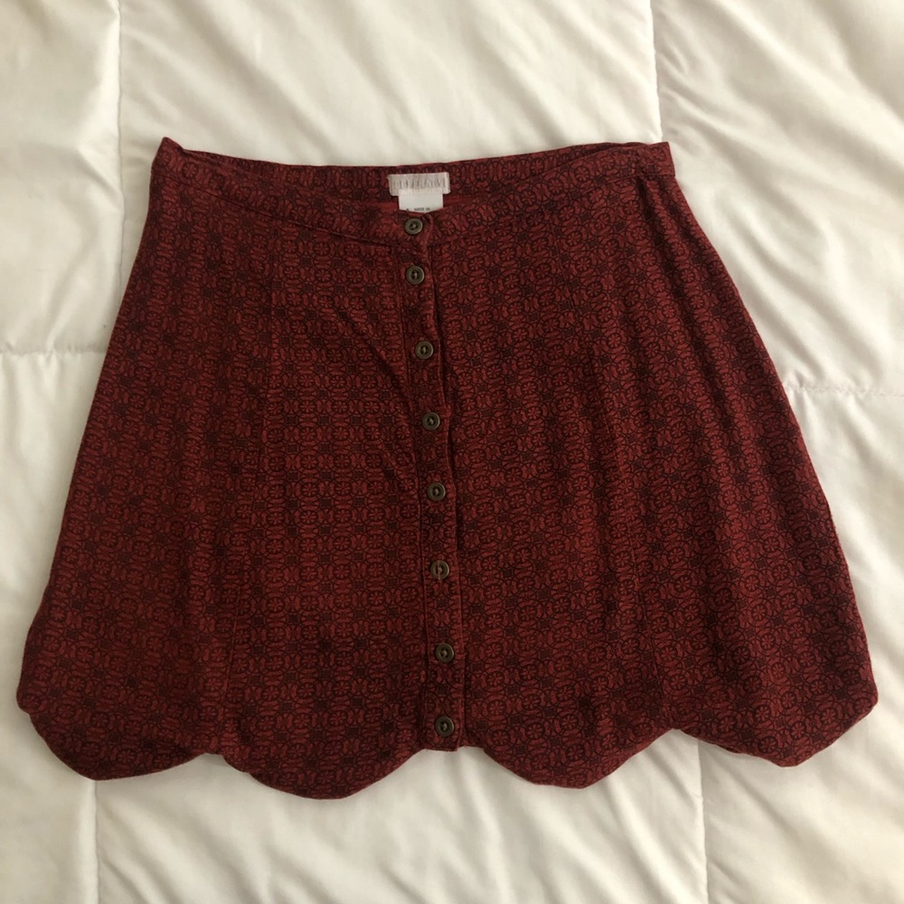 Button down skirt